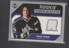 2005-06 Upper Deck Rookie Threads George Parros #RT-GP Jersey Kings
